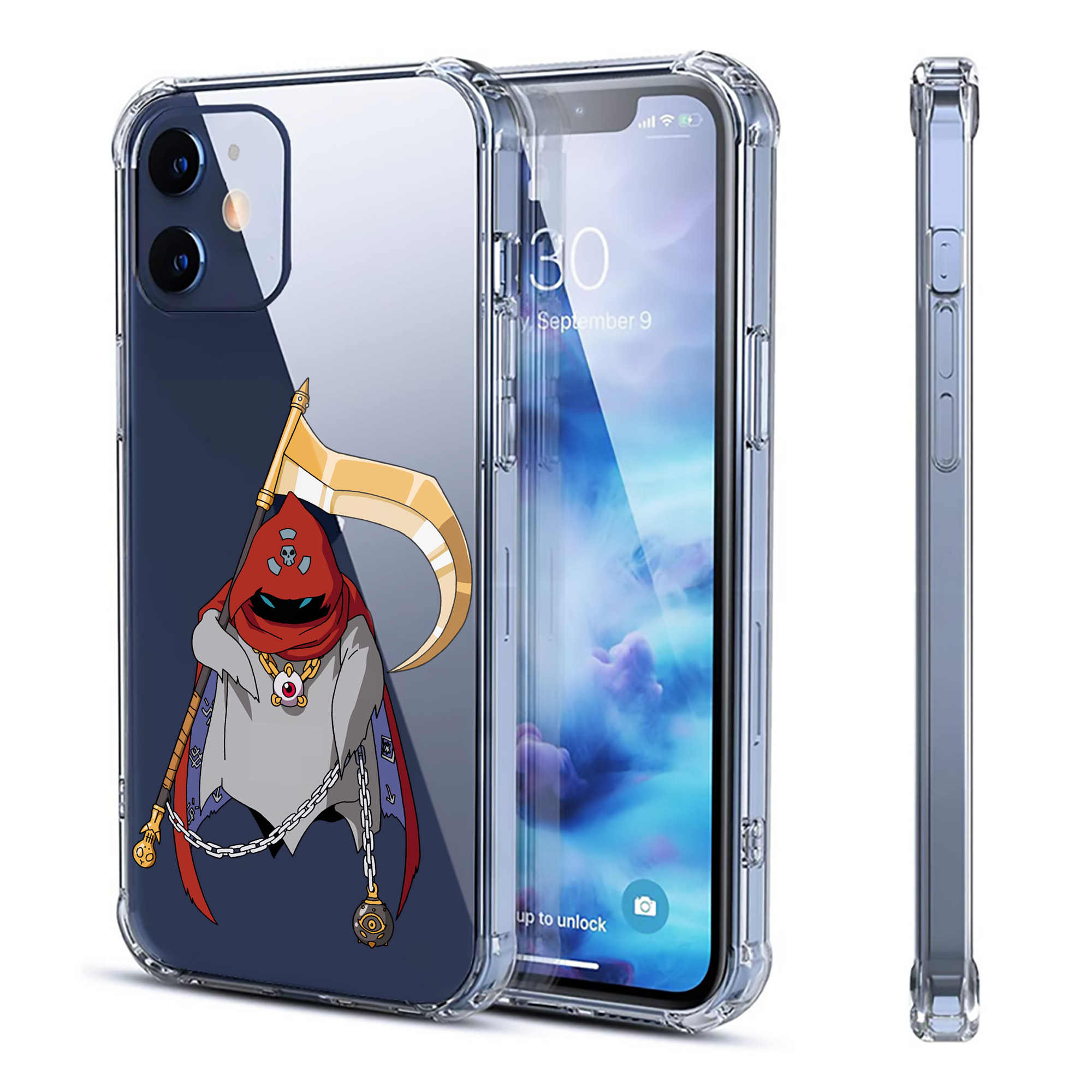 （画像用） Digimon デジタルモンスター/デジモン 【iPhone 12シリーズ対応】透明スマホケース（クリアソフトケース）
